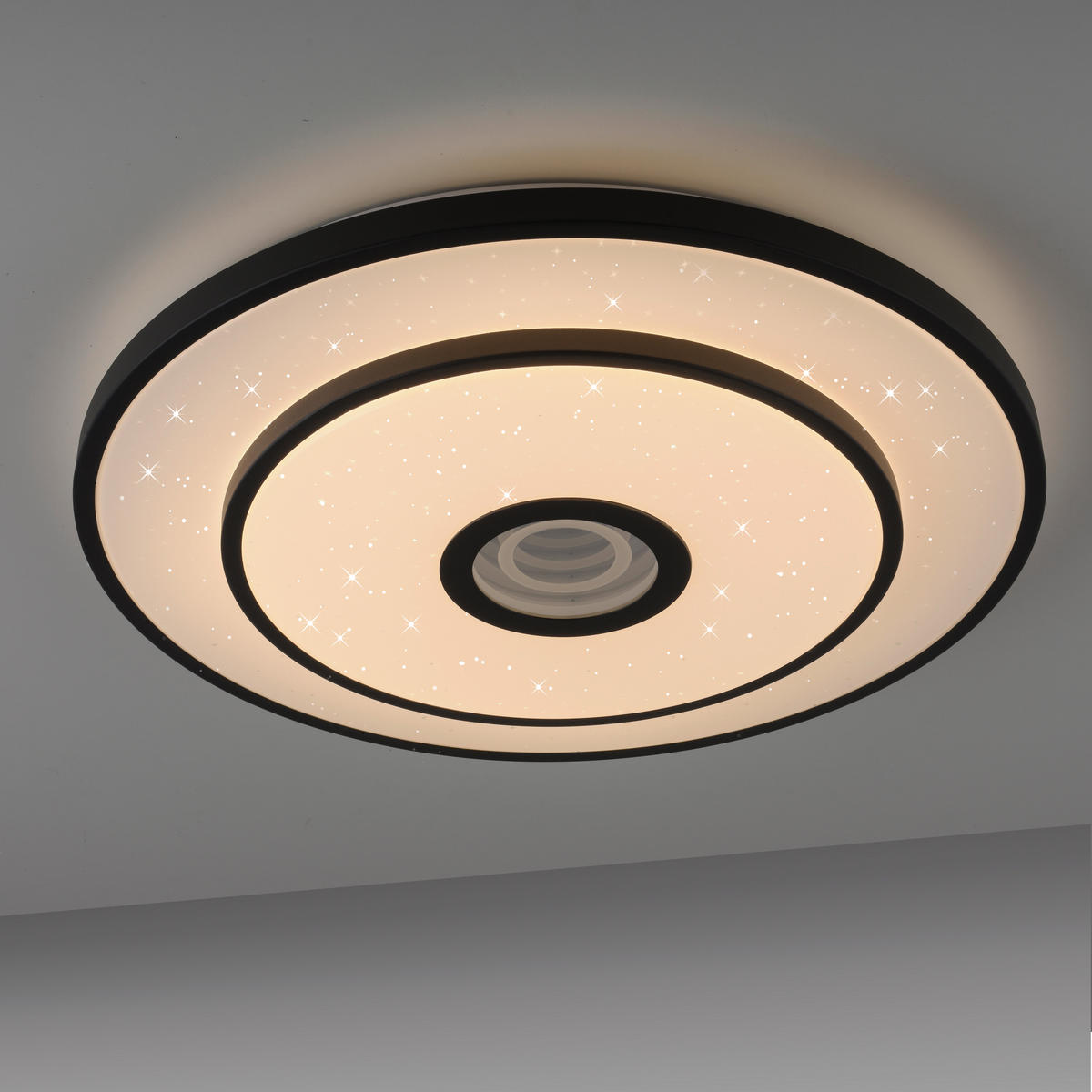 Just Light LED-Deckenleuchte schwarz H/D: ca. 7,5x50 cm LED-Deckenleuchte_Turanus - schwarz (50,00/7,50cm) - Just Light