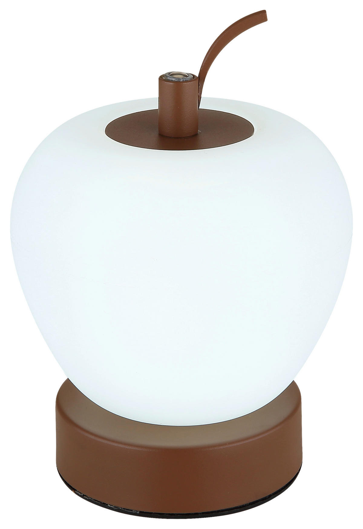 GLOBO LED-Tischleuchte braun Metall Kunststoff H/D: ca. 16,5x12 cm EVALINA - braun (12,00/16,50cm) - GLOBO
