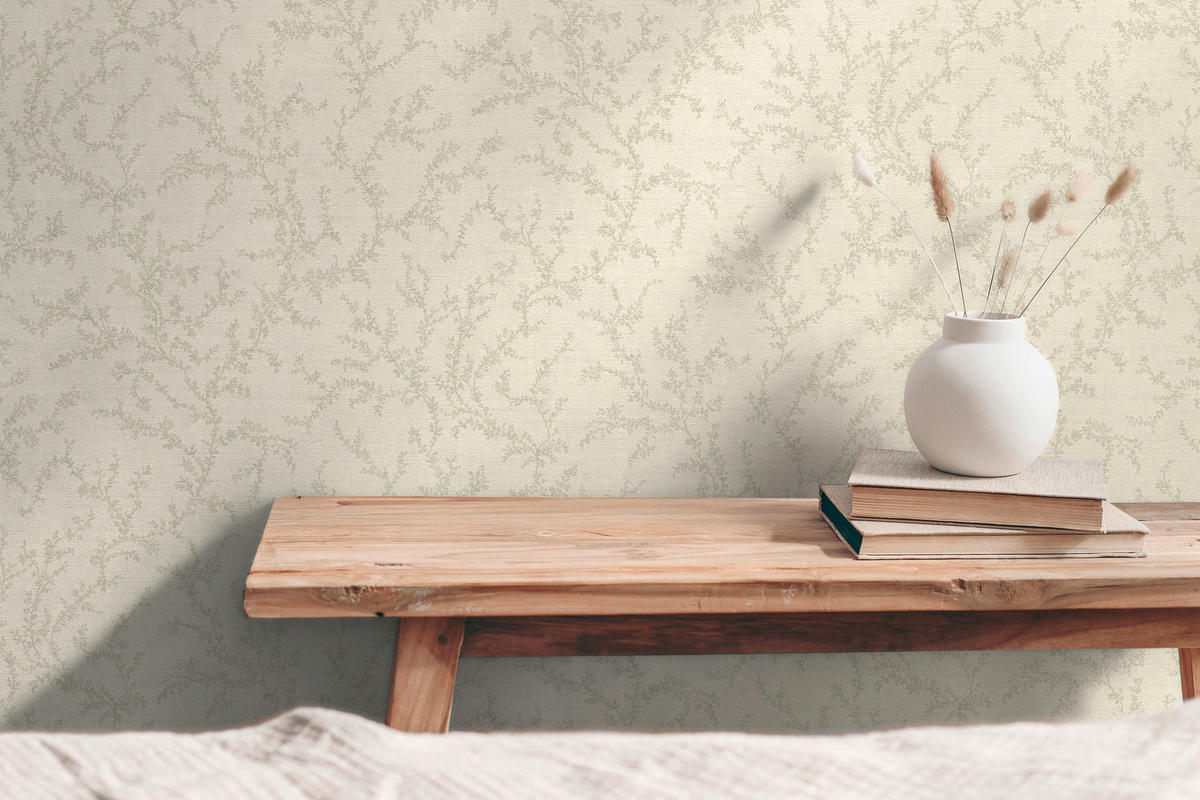 A.S.Création Vliestapete grau creme B/H/D: ca. 53x1005x8,2 cm Vliestapete - creme/grau (8,20/1005,00cm) - A.S.Creation