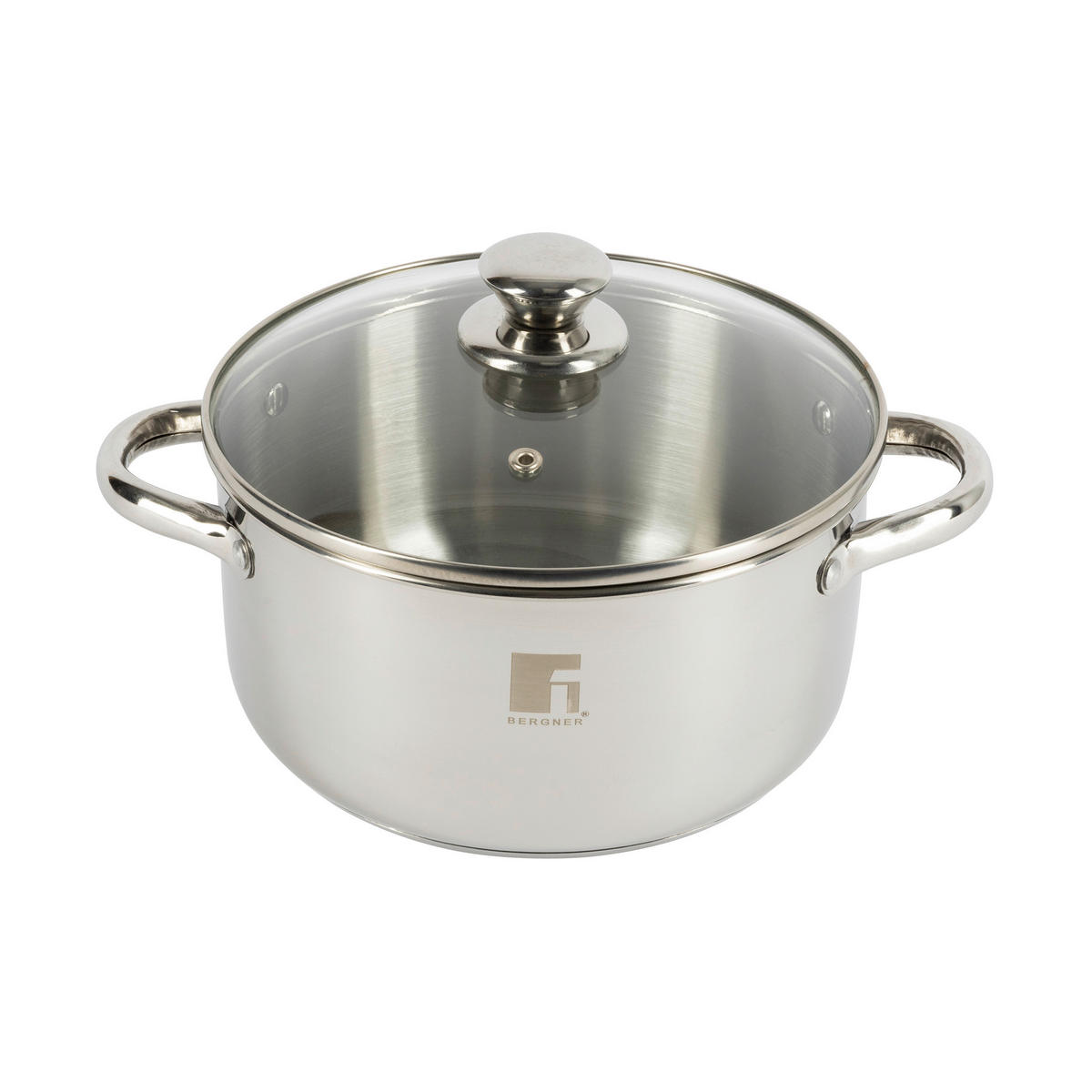 BERGNER Topfset Alea silber Edelstahl 6 tlg. Alea - silber - BERGNER