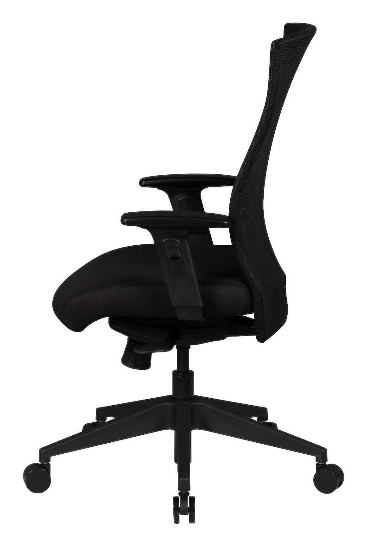 Drehstuhl schwarz Bürostuhl - schwarz (65,00/113,00/65,00cm) - Amstyle