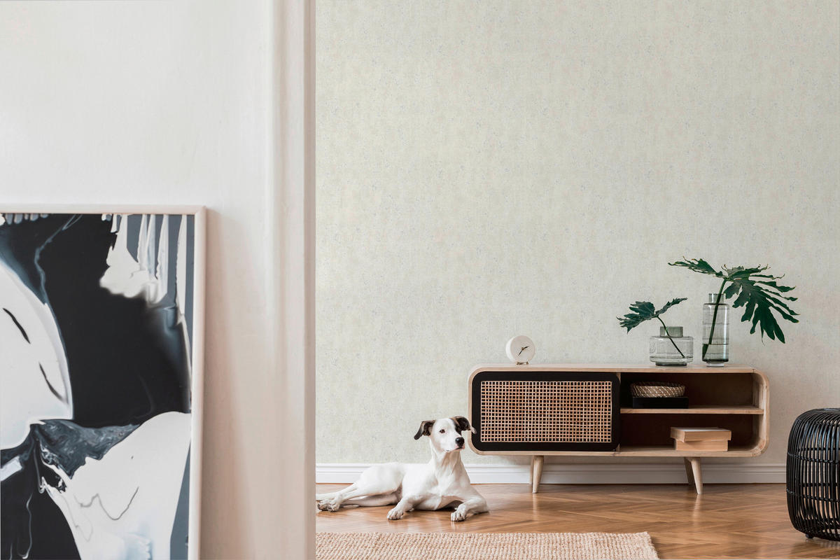 A.S.Creation Vliestapete Beton Concrete & More Uni creme B/L: ca. 53x1005 cm Beton Concrete & More - creme (53,00/1005,00cm) - A.S.Creation