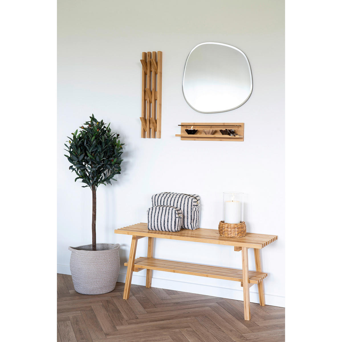 Housenordic Aufbewahrungskorb Lamas beige Baumwolle Lamas - beige - Housenordic
