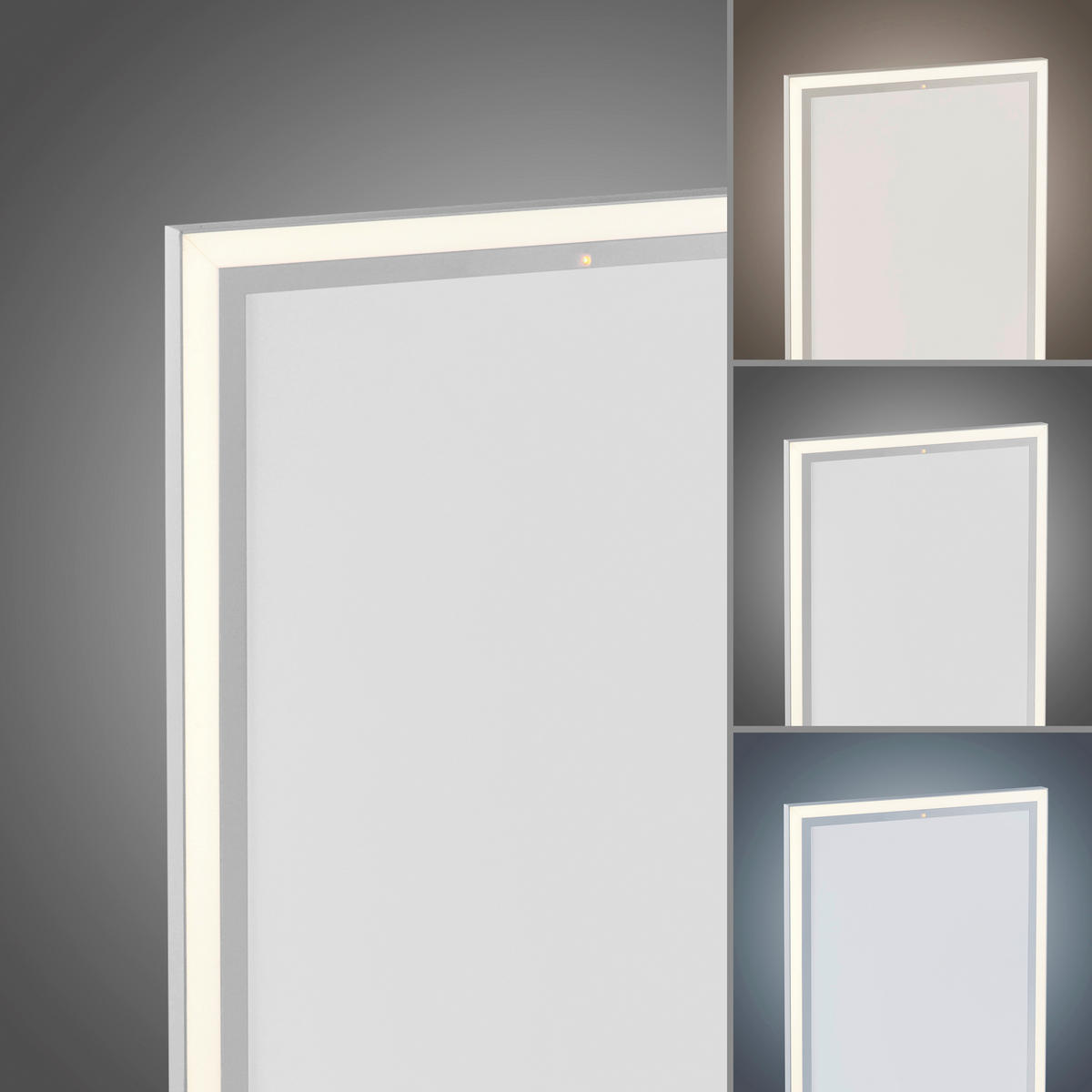 Just Light LED-Deckenleuchte mit Heizfunktion BEROA 18069-16 weiß Kunststoff Metall B/H/T: ca. 60x6,8x120 cm 1 Brennstellen BEROA - weiß (60,00/6,80/120,00cm) - Just Light