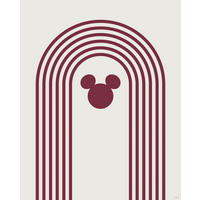 Komar Poster Minimal Mickey Disney B/L: ca. 40x50 cm Minimal Mickey - (40,00/50,00cm) - Komar