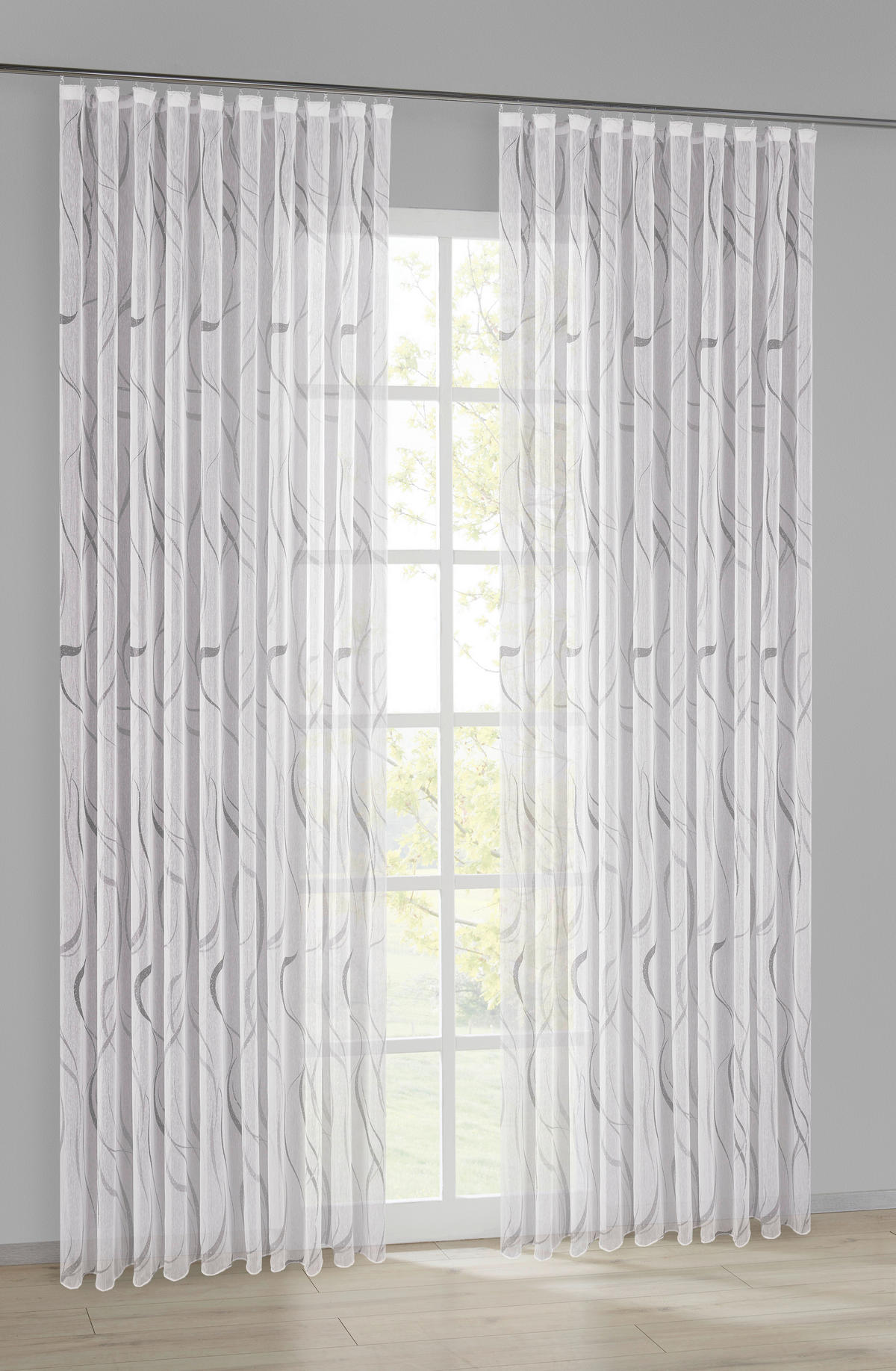 Fertigstore Brüssel grau B/L: ca. 245x300 cm Brüssel - taupe/grau (245,00/300,00cm) - POCOline