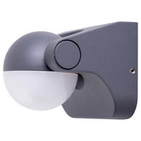LED-Außenwandleuchte 1221897 anthrazit B/H/T: ca. 10,5x8,9x11,4 cm LED Außenwandleuchte Pallas mit LED - anthrazit (10,50/8,90/11,40cm) - Näve Leuchten