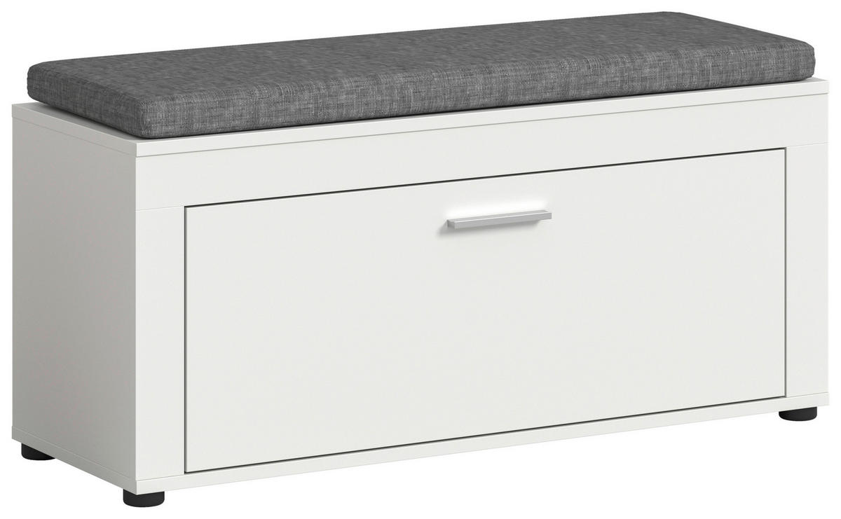 Sitzbank JAM weiß B/H/T: ca. 100x44x35 cm JAM - weiß (100,00/44,00/35,00cm) - xonox.home