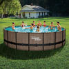 Summer Waves Poolset Elite H/D: ca. 132x549 cm Elite - braun (549,00/132,00cm) - Summer Waves