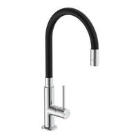 Spültisch-Armatur schwarz Spültischarmatur_Milano_Pocoline - schwarz/Chrom (4,00/20,00/28,00cm) - POCOline