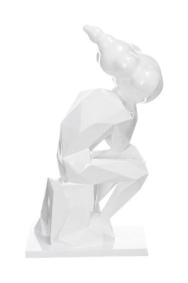 Kayoom Dekofiguren weiß Kunststoff B/H/T: ca. 17x47x28 cm