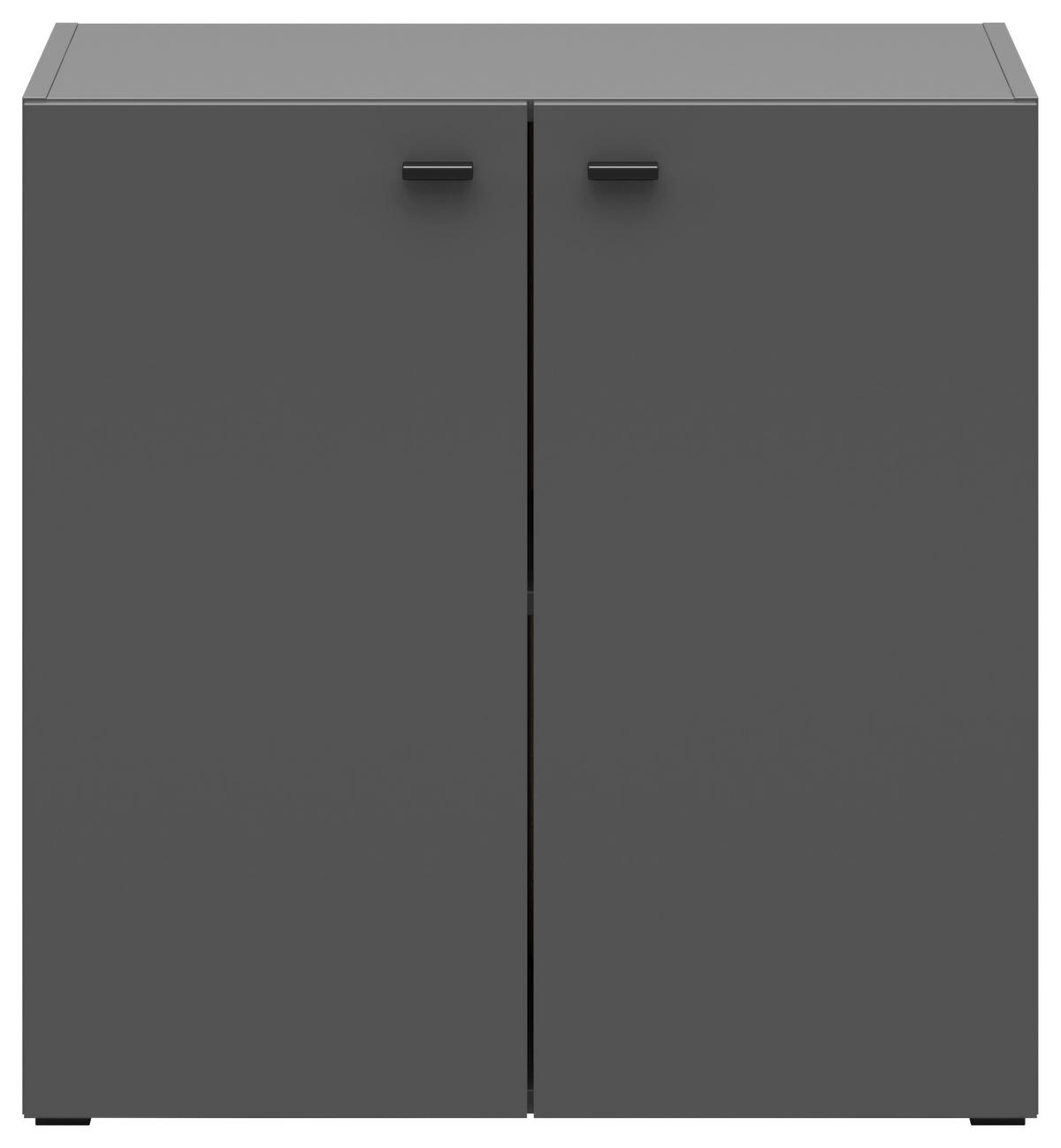 Kommode System 64 anthrazit matt B/H/T: ca. 64x64x35 cm System 64 - anthrazit (64,00/64,00/35,00cm)