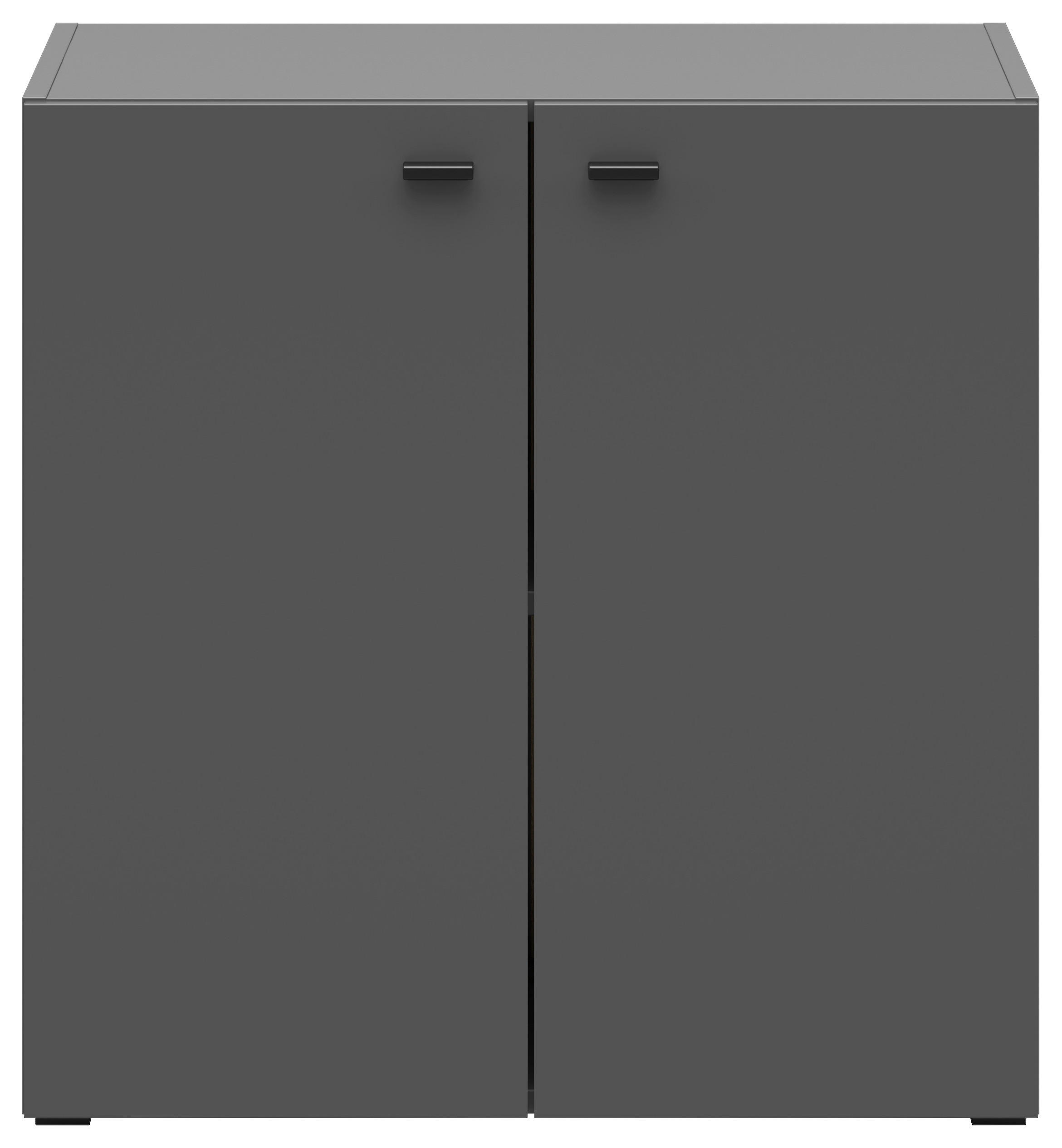 Thumbnail - Kommode System 64 anthrazit matt B/H/T: ca. 64x64x35 cm