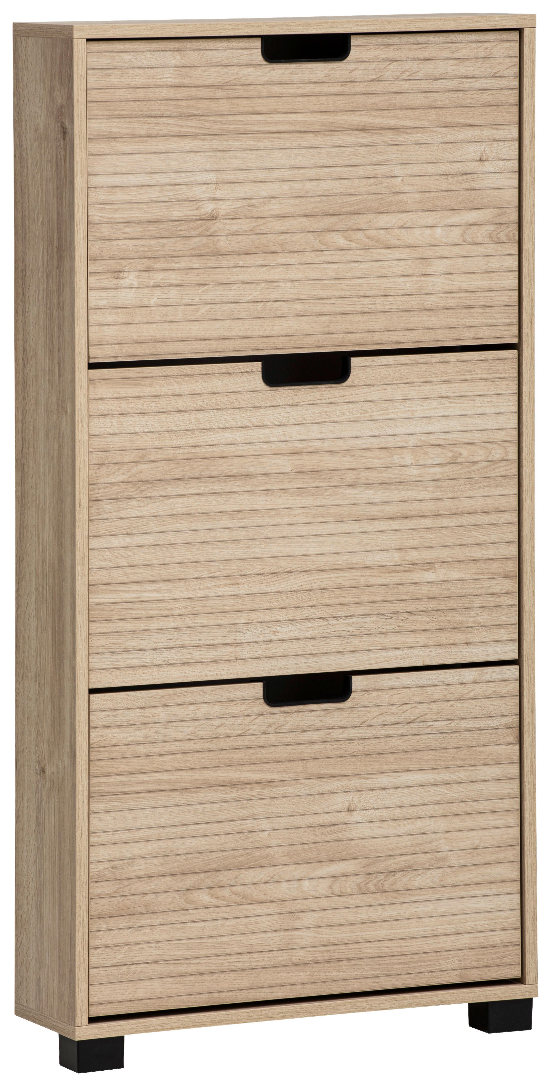 Schuhkipper Emmik Eiche Eiche weiß Nachbildung B/H/T: ca. 59,8x124x19,55 cm Emmik - Eiche (59,80/124,00/19,55cm) - Möbelpartner