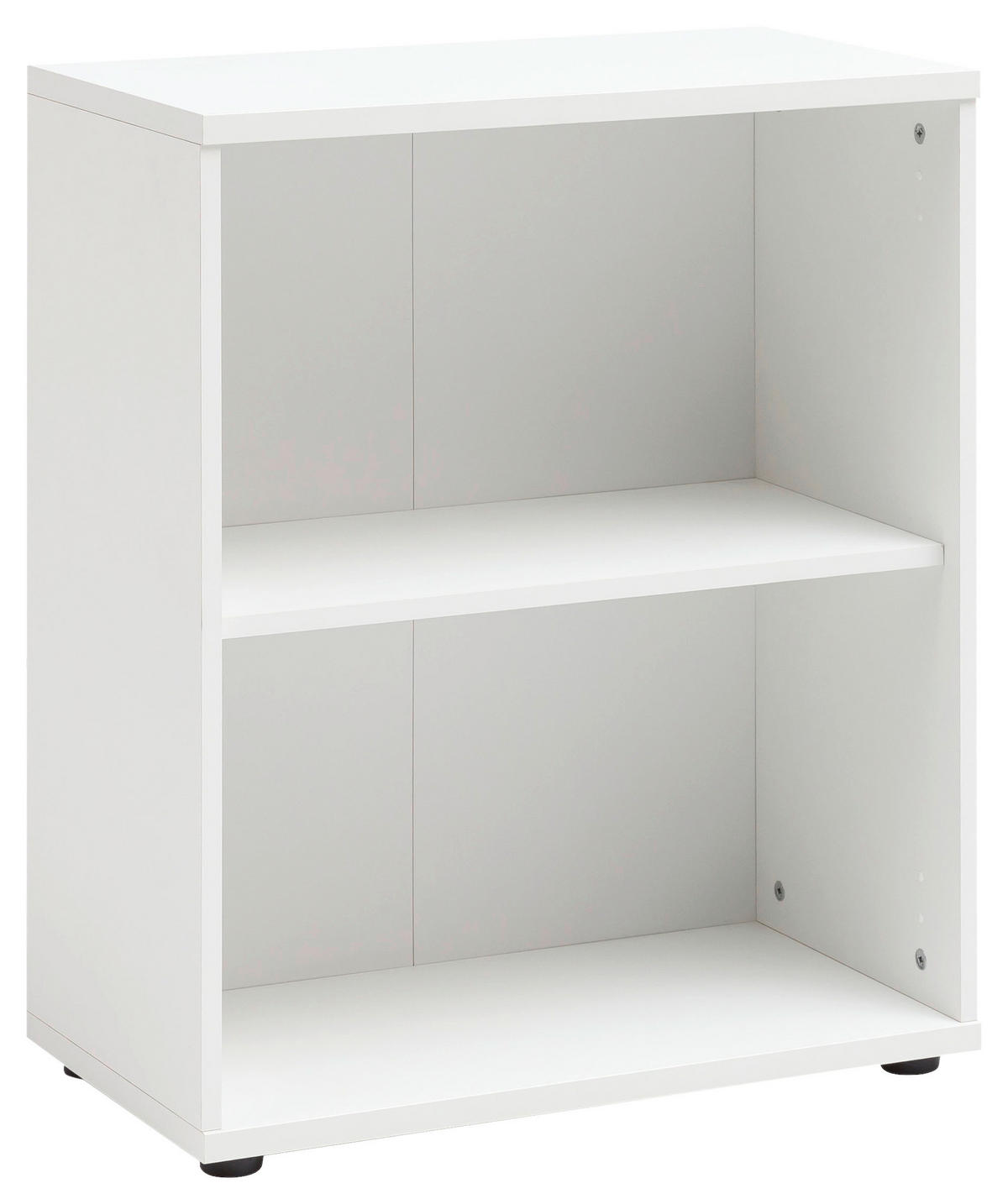 Regal Serie 200 perlweiß B/H/T: ca. 65,1x77,3x34,5 cm Serie 200 - perlweiß (65,10/77,30/34,50cm) - Möbelpartner