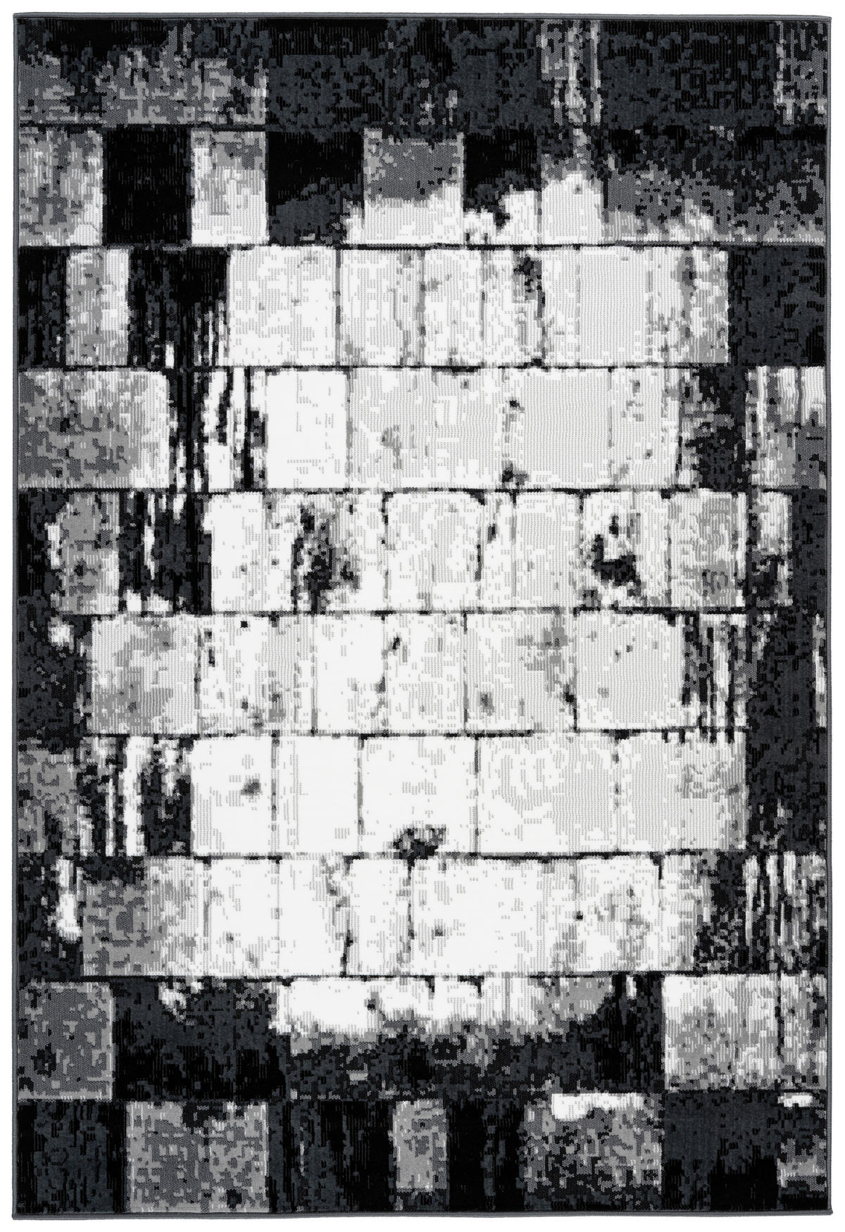 Kayoom Kurzflorteppich Esperanto 325 anthrazit B/L: ca. 80x150 cm Esperanto 325 - anthrazit/grau (80,00/150,00cm) - Kayoom