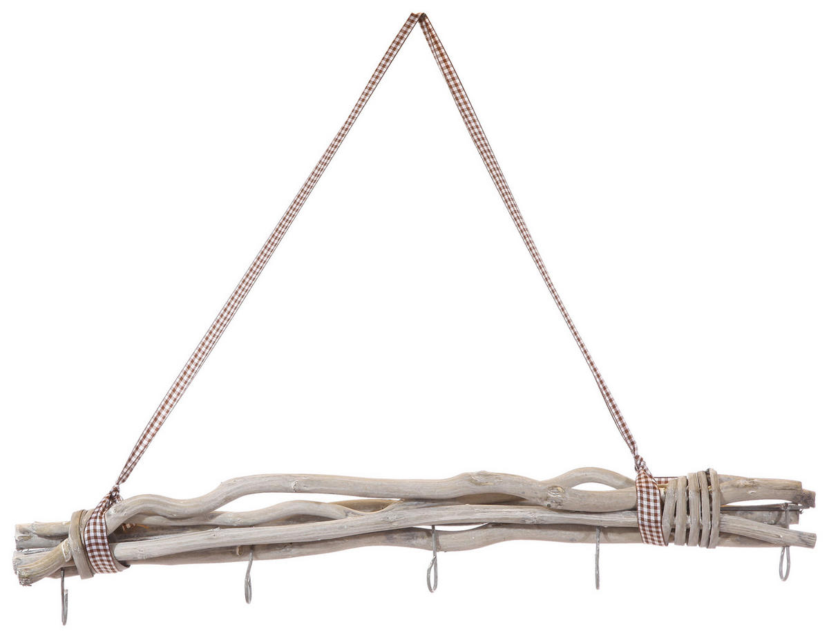 Deko-Ast grau Holz B/H/L: ca. 5x5x50 cm Deko-Ast_mit_Haken - grau (50,00/5,00/5,00cm)