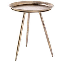Beistelltisch  bronze lackiert Optik Metall H/D: ca. 54x44 cm Hans_2_Beistelltisch 20211 - bronze (44,00/54,00cm)