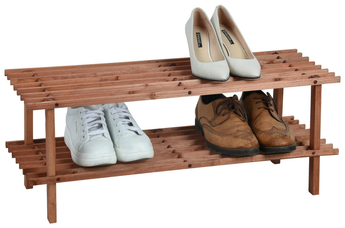 Schuhregal Schuhregal_2stufig - (74,00/26,00/29,00cm)