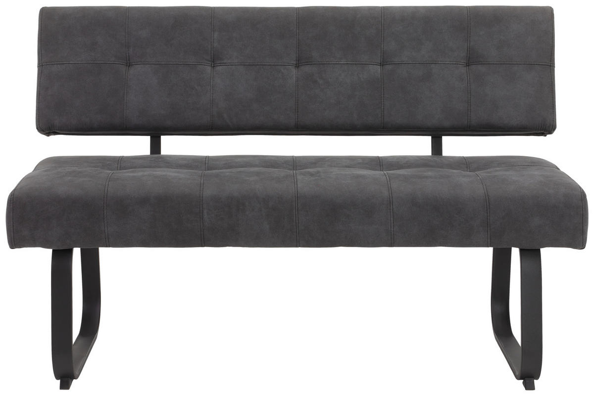 Sitzbank Luise I B anthrazit Vintage B/H/T: ca. 140x90x64 cm Luise I B - anthrazit (140,00/90,00/64,00cm) - Hela
