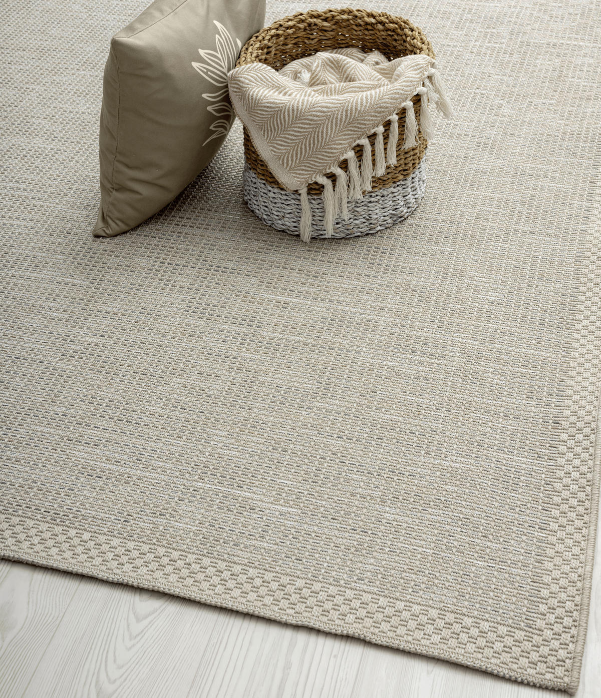 Merinos Teppich Ottowa beige B/L: ca. 140x200 cm Ottowa - beige (140,00/200,00cm) - Merinos