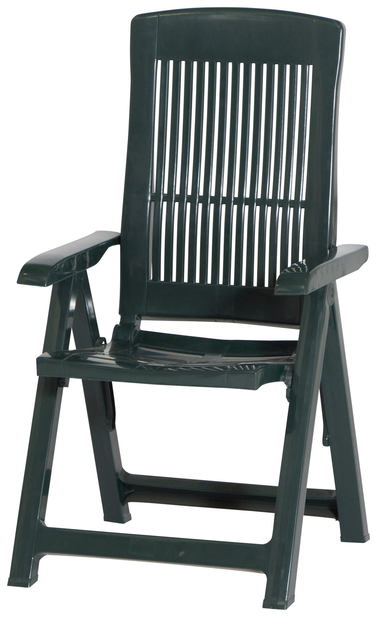 ProGarden Klappsessel Tampa grün Kunststoff B/H/L: ca. 61x109x60 cm Tampa - grün (60,00/61,00/109,00cm) - ProGarden