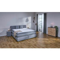 Boxspringbett Aruba silber Liegefläche B/L: ca. 180x200 cm Aruba - silber (200,00/104,00/212,00cm)
