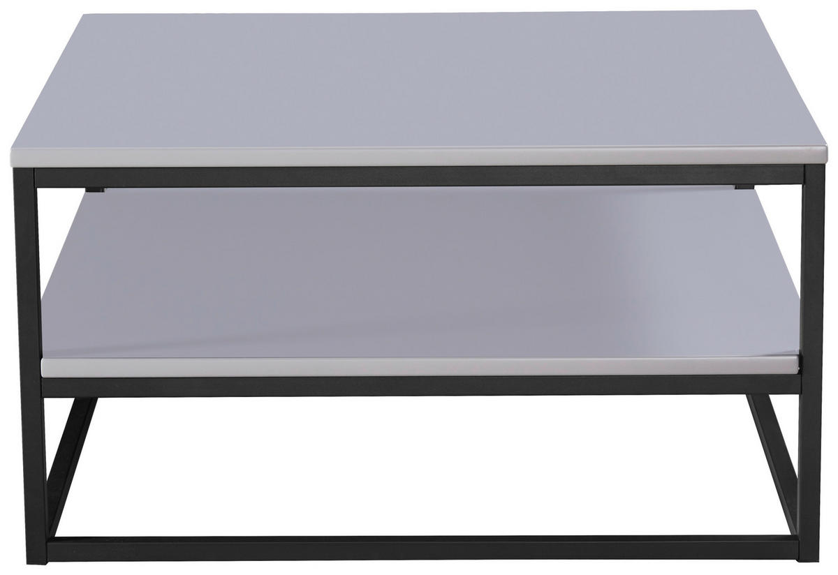 Couchtisch Tilda 2 grau MDF B/H/T: ca. 75x40x75 cm Tilda 2 - schwarz/grau (75,00/40,00/75,00cm)
