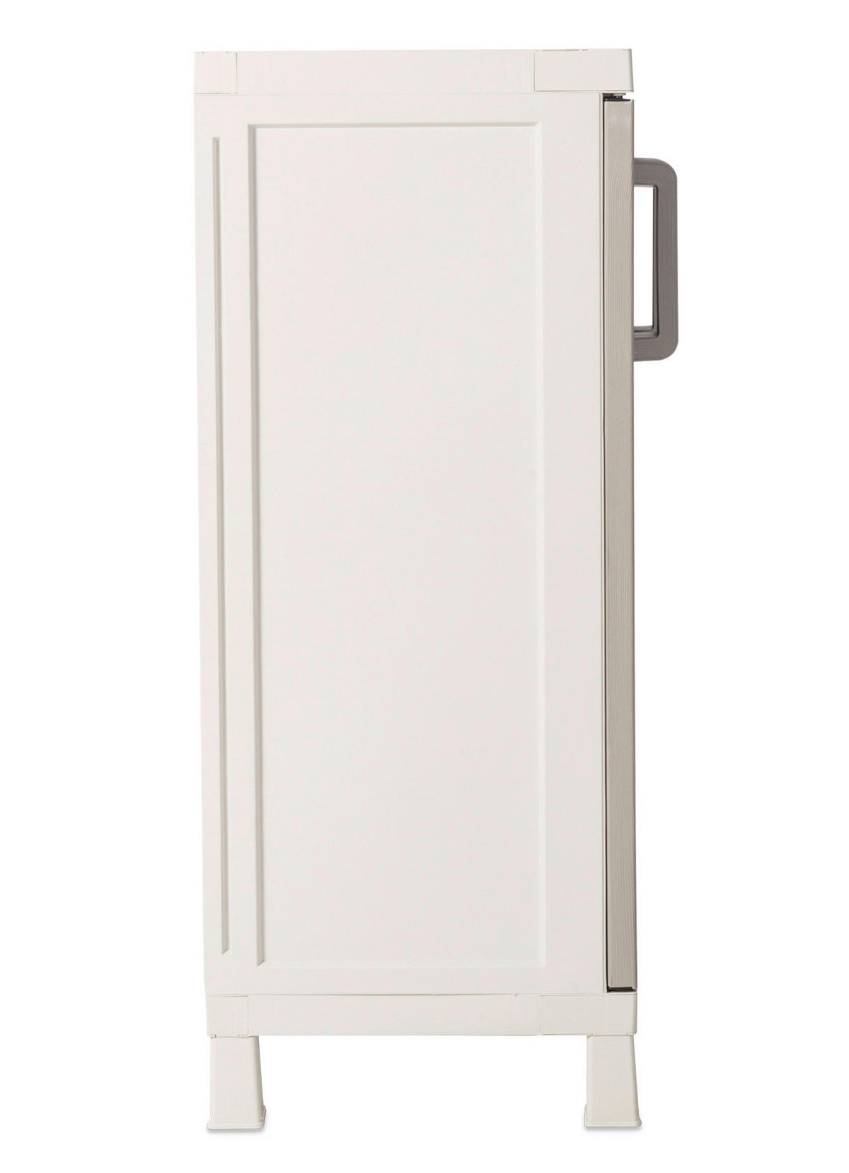 Toomax Kunststoffschrank Wood Midi hellgrau Kunststoff B/H/T: ca. 65x93x37 cm Wood Midi - hellgrau (65,00/93,00/37,00cm) - Toomax