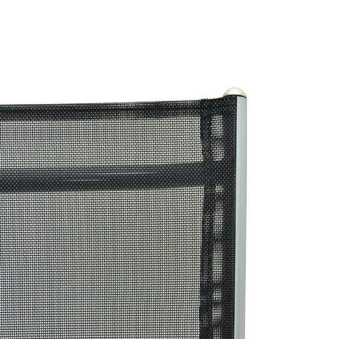 VCM Klappsessel 2er Set anthrazit Alumin...