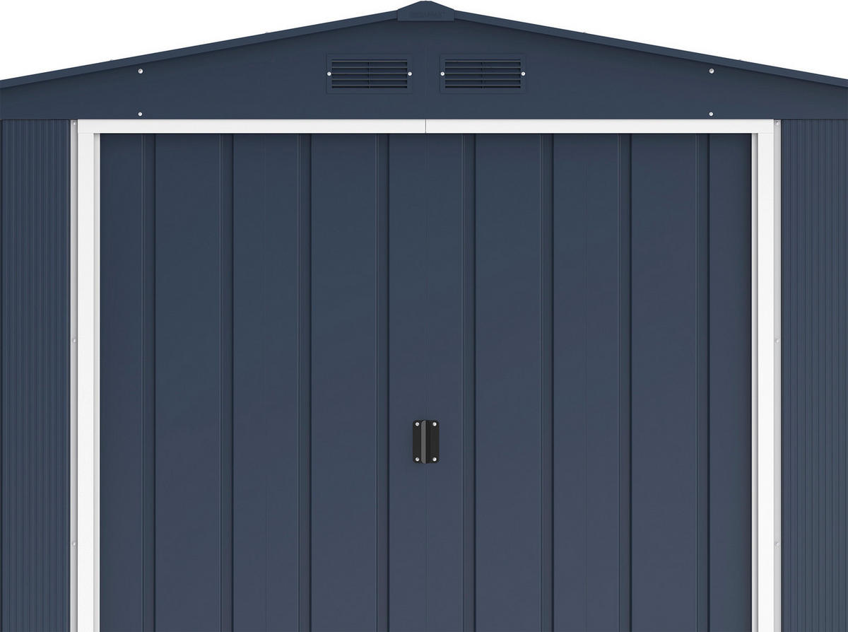VCM Gerätehaus anthrazit B/H/L: ca. 322x196x234 cm Gerätehaus mit Schiebetür - anthrazit (234,00/322,00/196,00cm) - VCM