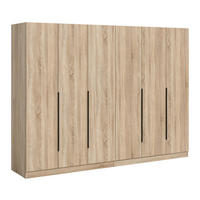 Kleiderschrank KOPENHAGEN Eiche Sonoma Nachbildung B/H/T: ca. 240x181x52 cm KOPENHAGEN - Eiche (240,00/181,00/52,00cm) - xonox.home