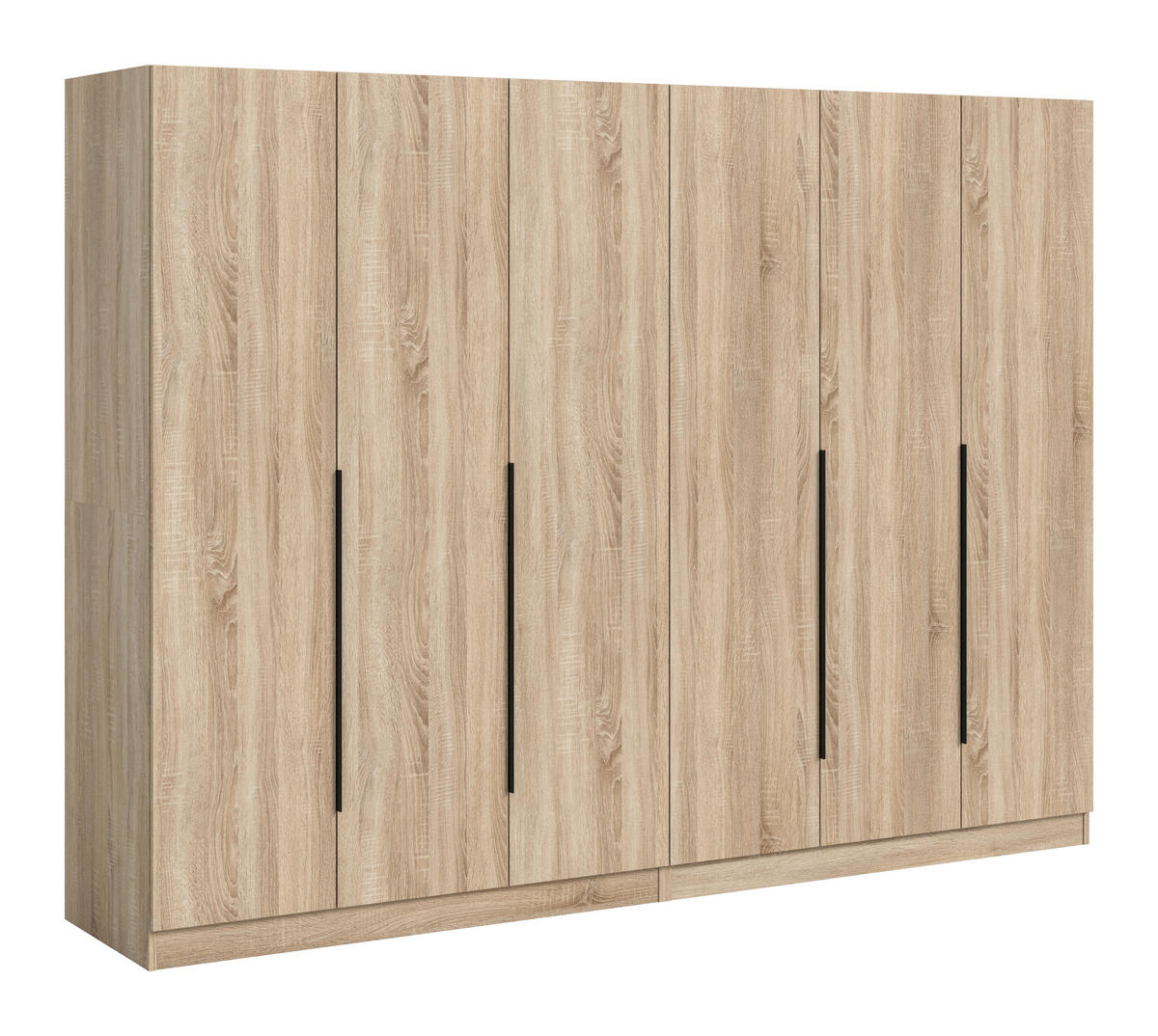 Kleiderschrank KOPENHAGEN Eiche Sonoma Nachbildung B/H/T: ca. 240x181x52 cm KOPENHAGEN - Eiche (240,00/181,00/52,00cm) - xonox.home