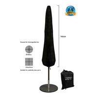 Grasekamp Schirmhülle Black Premium schwarz Textil B/H/L: ca. 35x1x165 cm Black Premium - schwarz (165,00/35,00/1,00cm) - Grasekamp