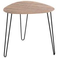 Beistelltisch  Eiche Nachbildung schwarz B/H/T: ca. 48x48x48 cm Bologna_1_Beistelltisch 24368 - Eiche/schwarz (48,00/48,00/48,00cm)