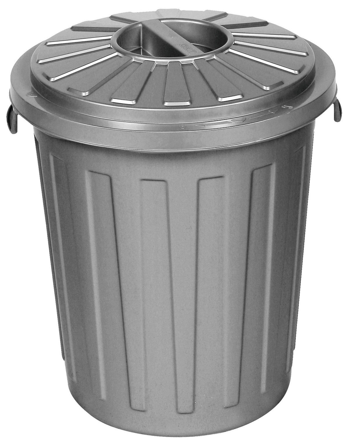 keeeper Maxi-Tonne silber B/H/L: ca. 36x42x36 cm Maxi-Tonne 23l - silber (36,00/36,00/42,00cm) - keeeper