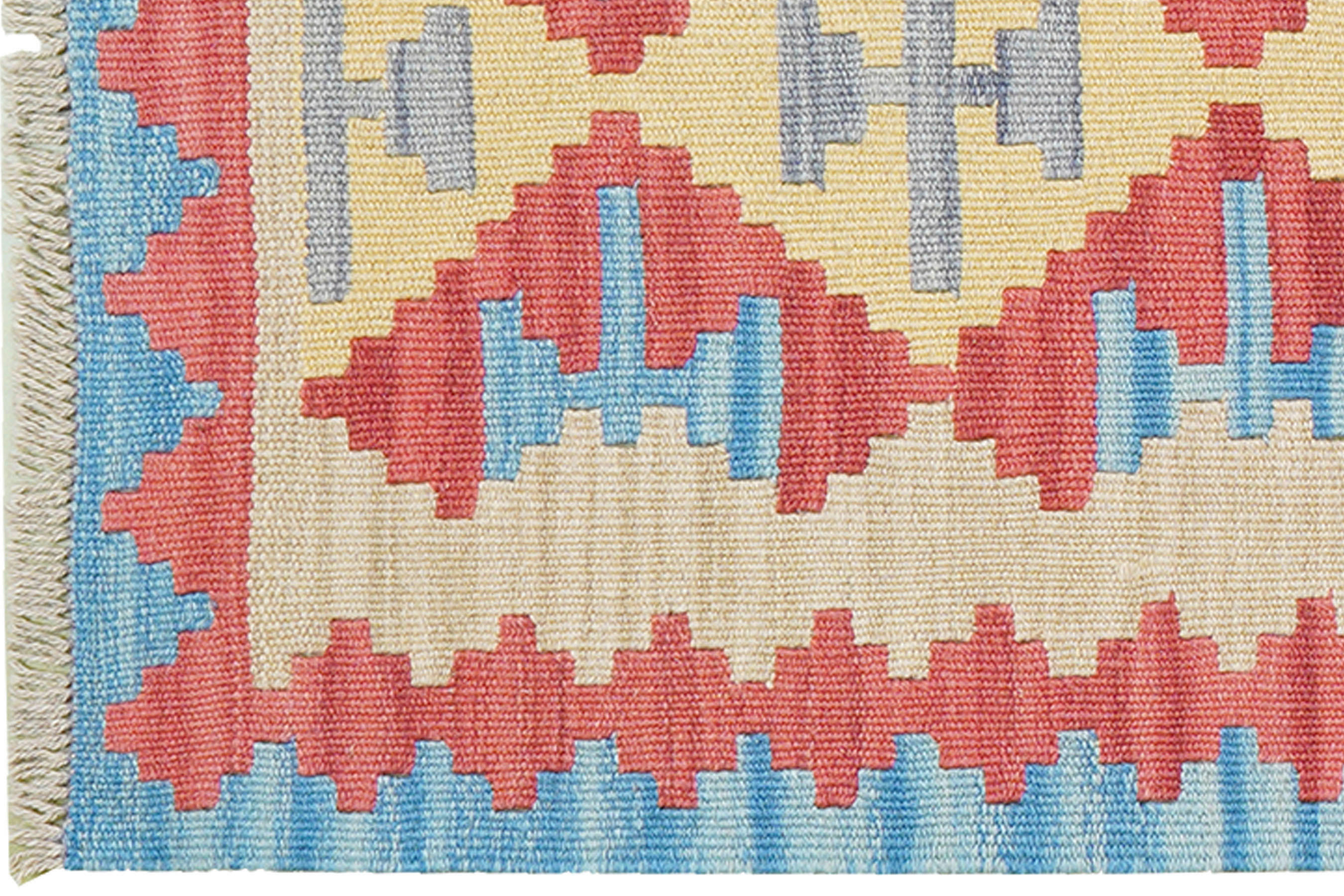 Thumbnail - PersaTepp Teppich Kelim Gashgai rot B/H/L: ca. 58x1x189 cm