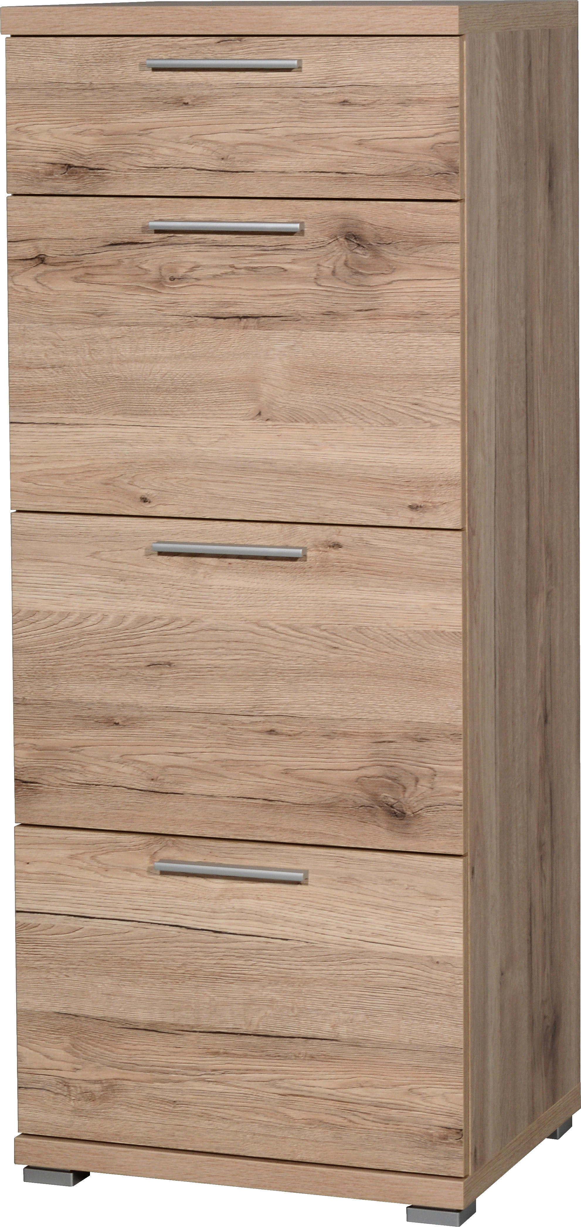 Kommode 3203-177 Eiche San-Remo Nachbildung B/H/T: ca. 48x120x40 cm 3203-177 - Eiche (48,00/120,00/40,00cm) - Germania