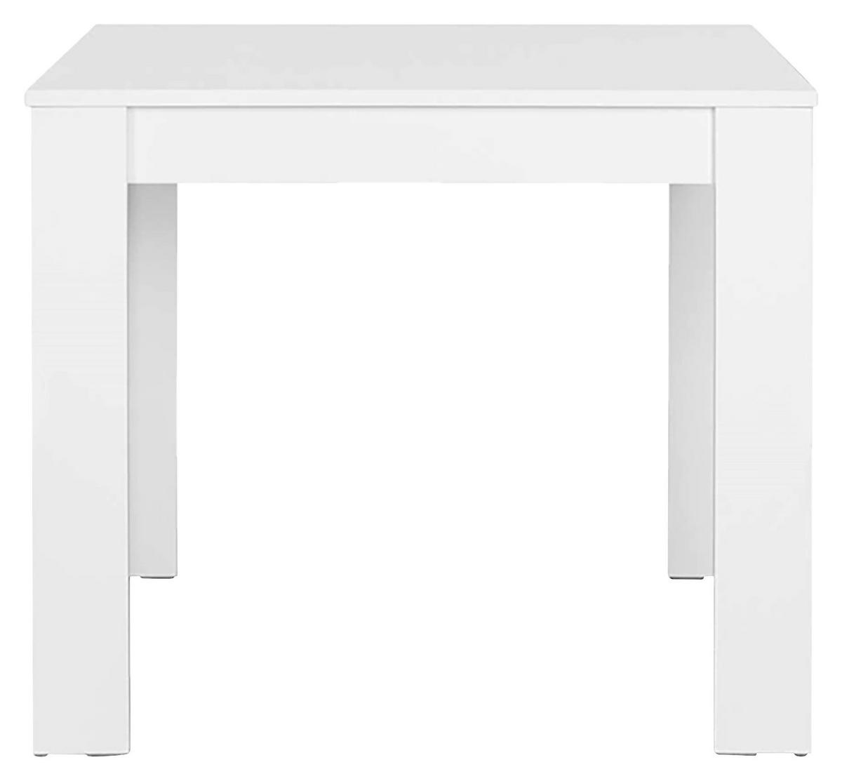 Tisch NEPAL weiß B/H/T: ca. 80x75x80 cm NEPAL - weiß (80,00/75,00/80,00cm) - byLIVING