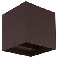 Außenleuchte rostfarbig klar H/D: ca. 10x15,9 cm Veronika - klar/rostfarbig (15,90/10,00cm) - GLOBO