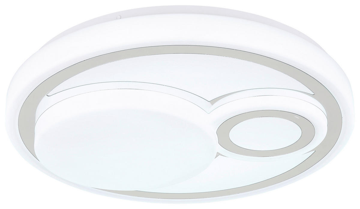 GLOBO LED-Deckenleuchte weiß Opal Metall Kunststoff H/D: ca. 7,5x38 cm LED-Deckenleuchte_Ruiz - weiß/Opal (38,00/7,50cm) - GLOBO