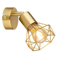 GLOBO Spot gold Metall B/H: ca. 8x13,5 cm E14 1 Brennstellen XARA I - gold (8,00/13,50cm) - GLOBO
