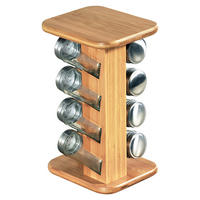 Kesper Gewürzkarussell braun Bambus B/H/T: ca. 15x25,5x13 cm Gewürzkarussell - braun (15,00/25,50/13,00cm) - KESPER