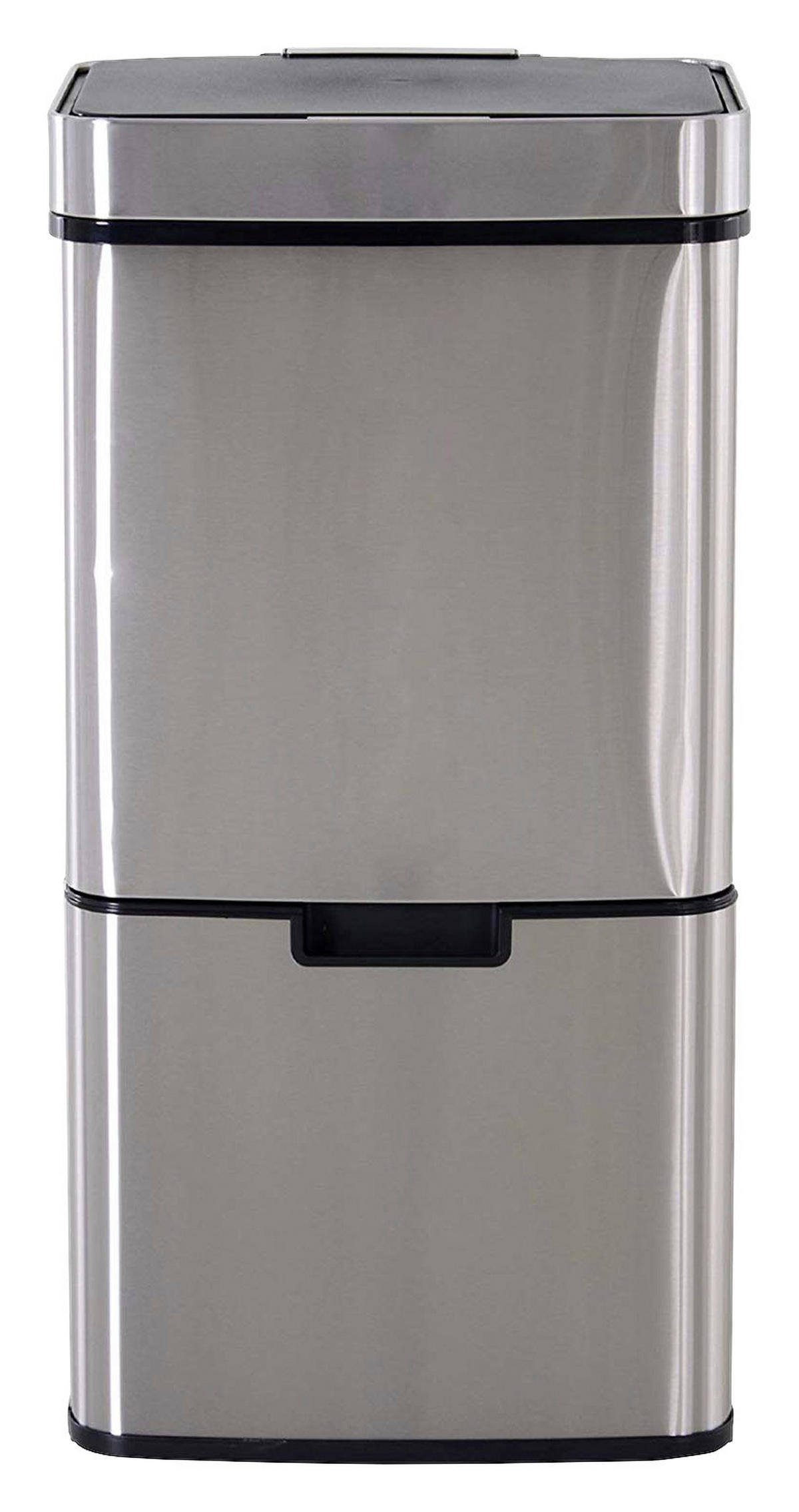 HOMCOM Abfalleimer silber B/H/L: ca. 30x81x42 cm Abfalleimer - silber (42,00/30,00/81,00cm) - HOMCOM