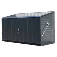 Trimetals Aufbewahrungsbox Storeguard anthrazit Aluminium B/H/T: ca. 194x112x88 cm Storeguard - anthrazit (194,00/112,00/88,00cm) - Trimetals