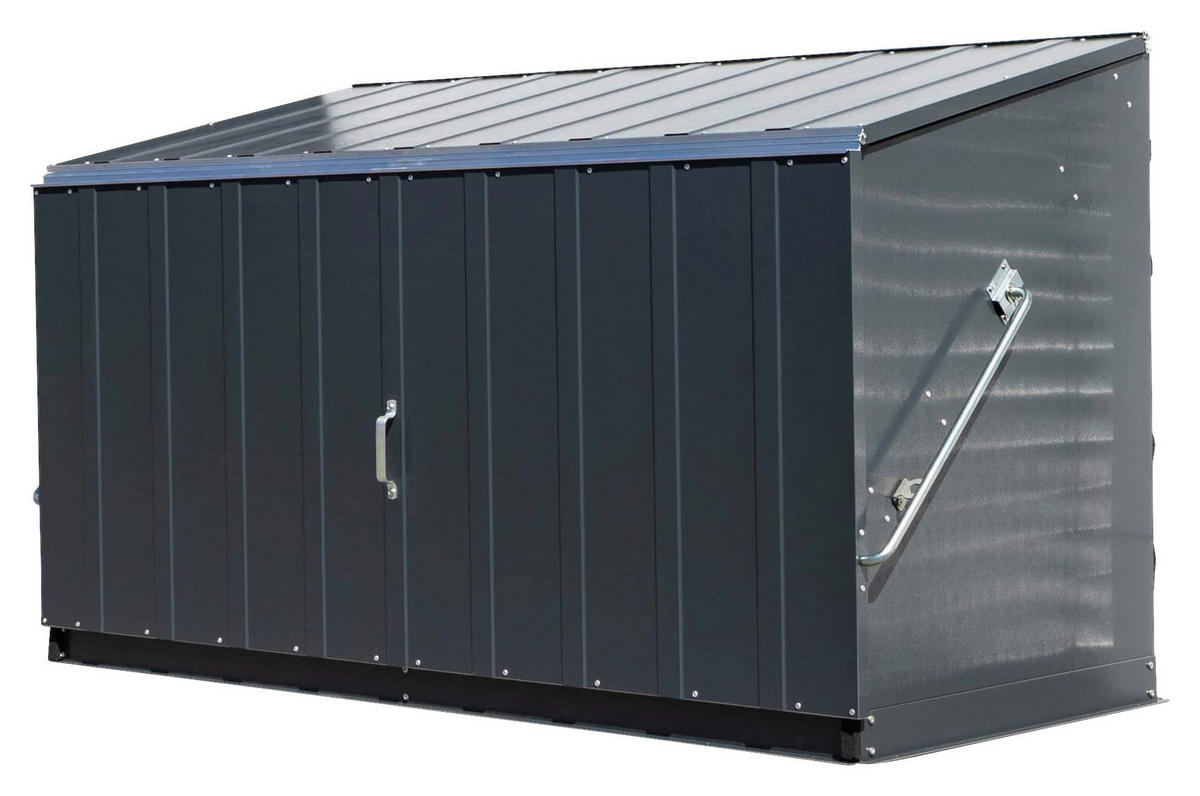 Trimetals Aufbewahrungsbox Storeguard anthrazit Aluminium B/H/T: ca. 194x112x88 cm Storeguard - anthrazit (194,00/112,00/88,00cm) - Trimetals