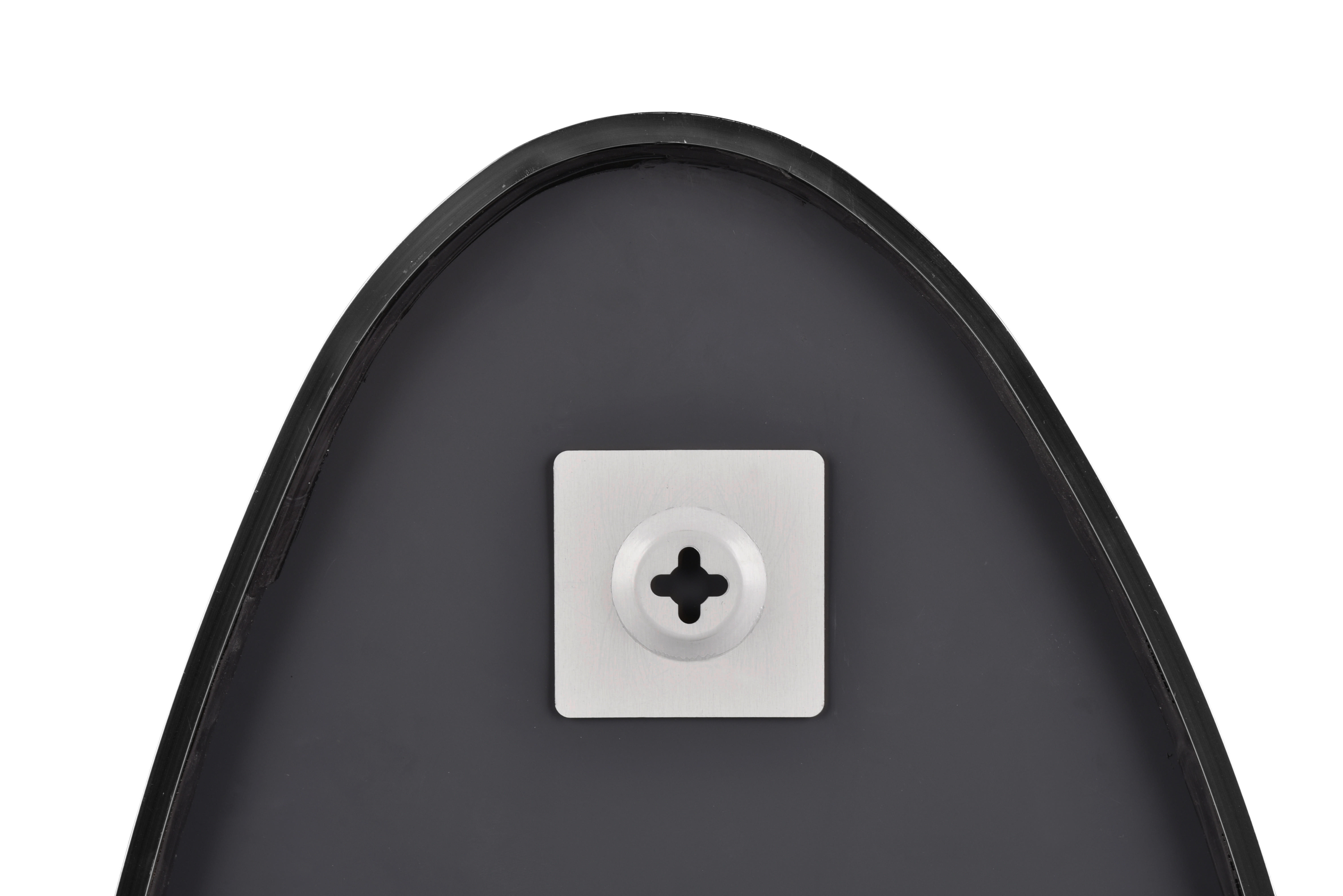 Metallspiegel Britta schwarz Metall B/H/T: ca. 35x50x3 cm Britta - schwarz (35,00/50,00/3,00cm)