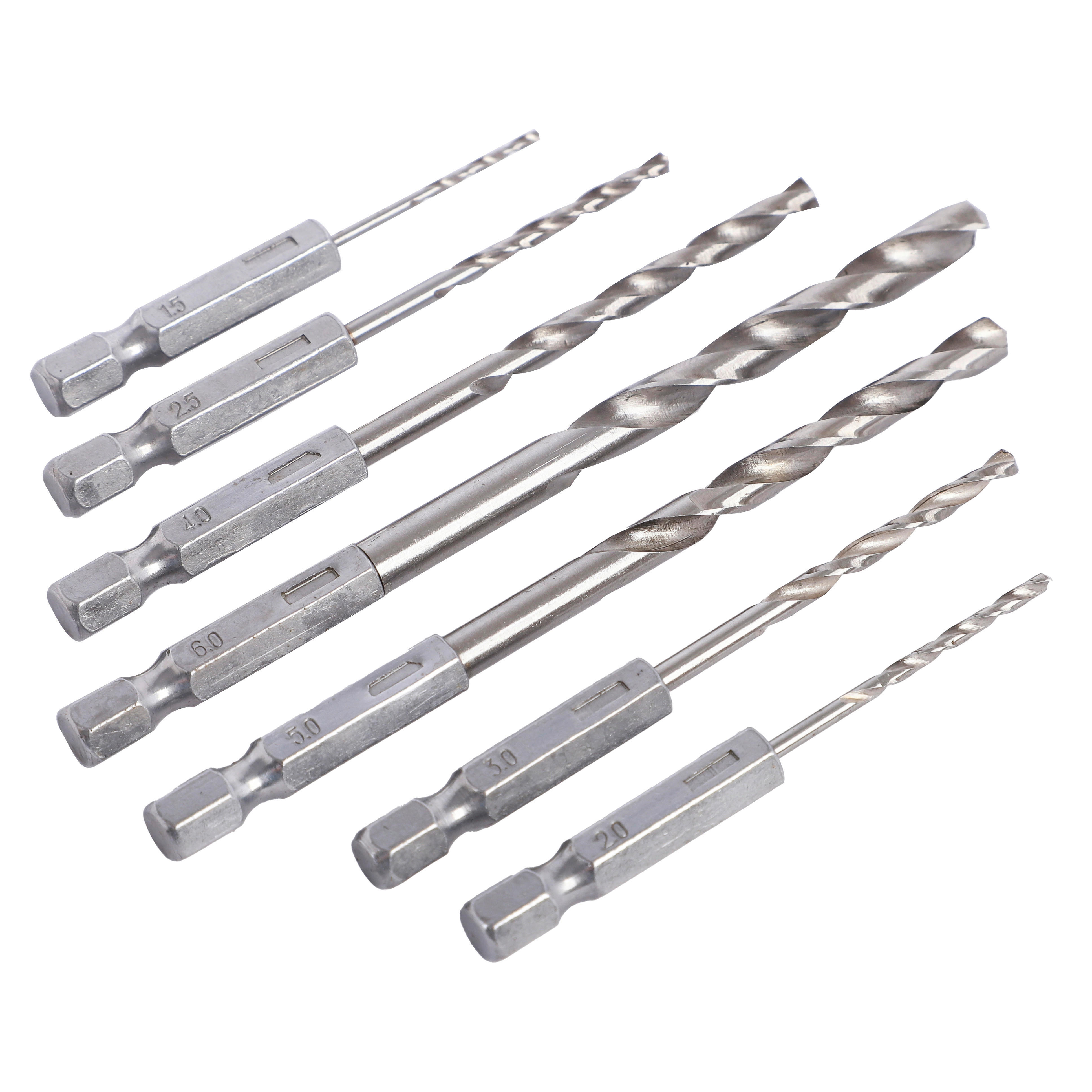 Bohrerset 7 tlg. Bohrerset_Metall_7tlg