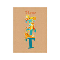 Komar Poster ABC Animal T Buchstaben B/L: ca. 40x50 cm ABC Animal T - (40,00/50,00cm) - Komar