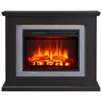 Balderia Elektrischer Kamin Charon dunkelbraun MDF B/H/T: ca. 100x84x25 cm Elek.-Kamin Charon EF378A-MT378A-EO - dunkelbraun (100,00/84,00/25,00cm) - Balderia